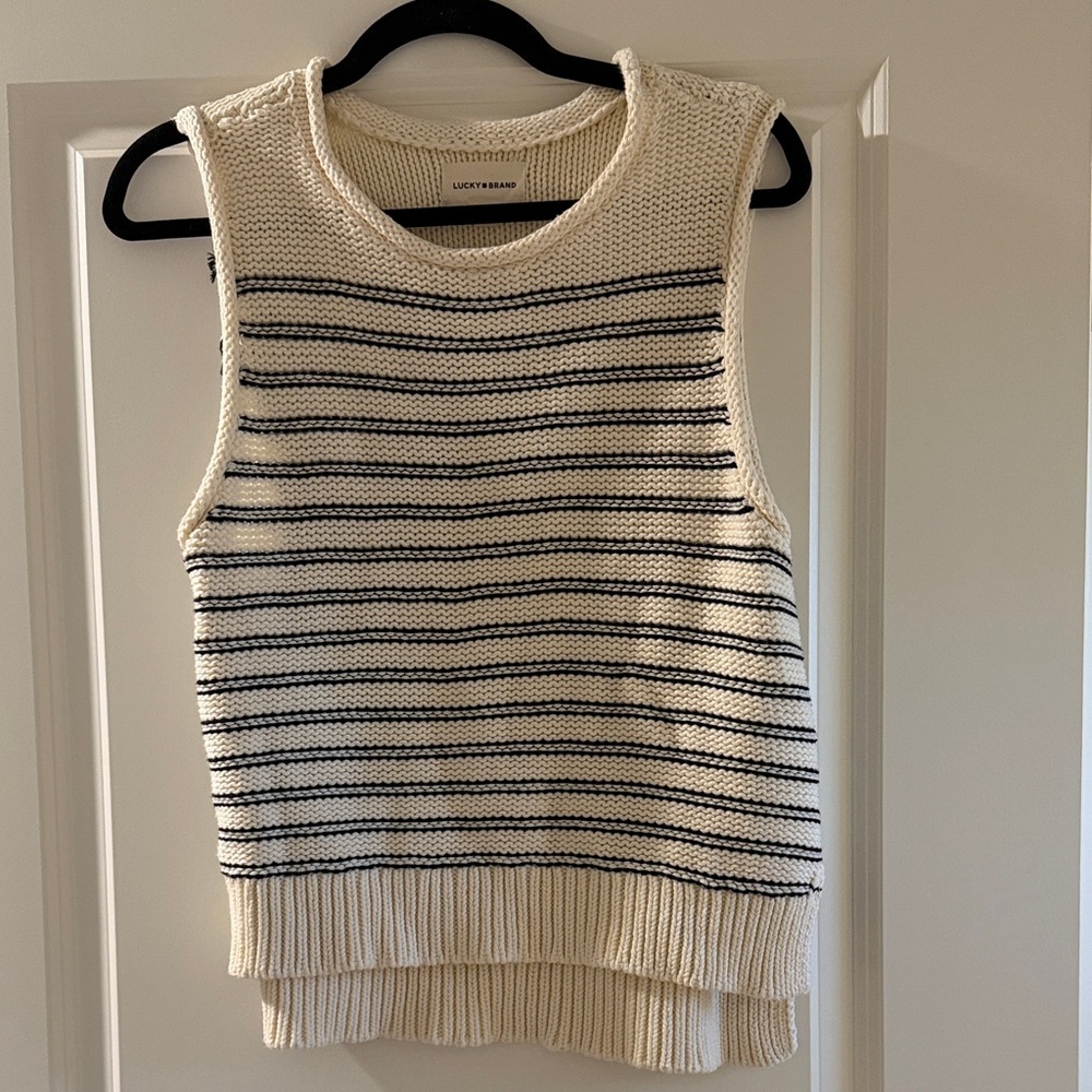 Lucky Brand crochet tank